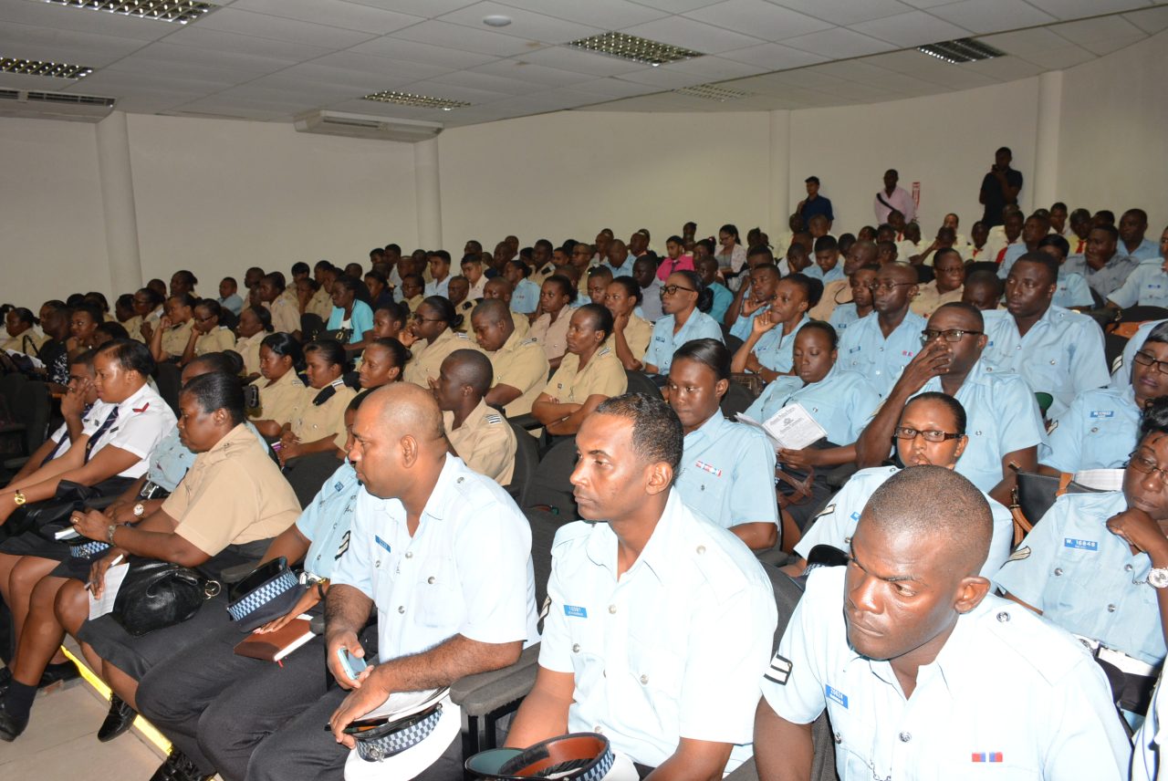 A section of the participants at the opening ceremony of the  training courses