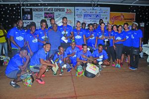  The fittest group in Guyana pose with organisers and sponsors 