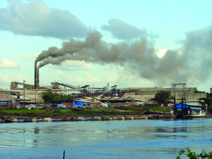 A view of the bauxite-rich town