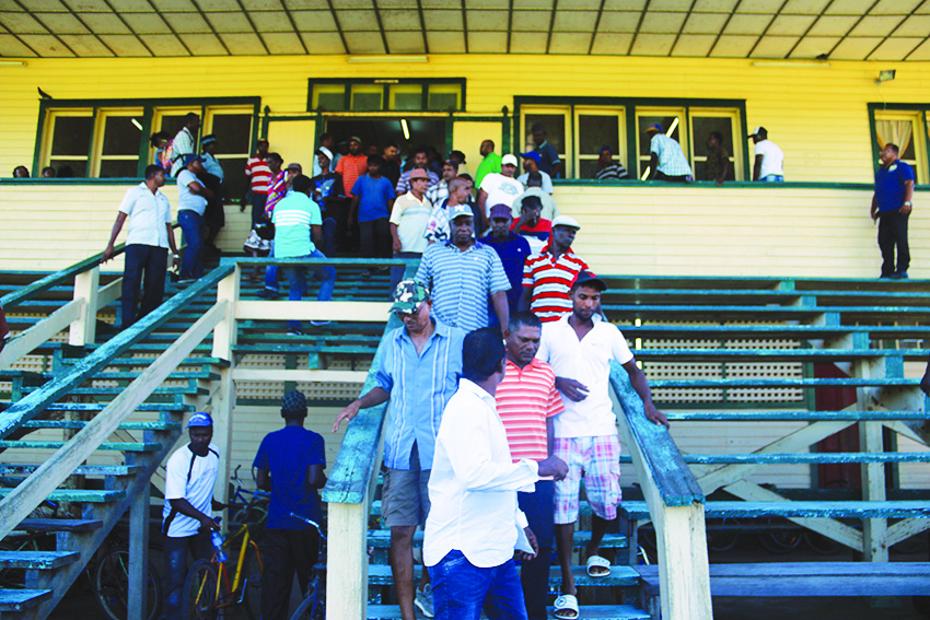 The frustrated workers as they walked out of the proceedings 