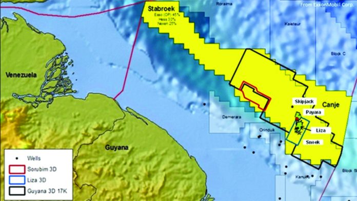 Guyana Oil And Gas Map