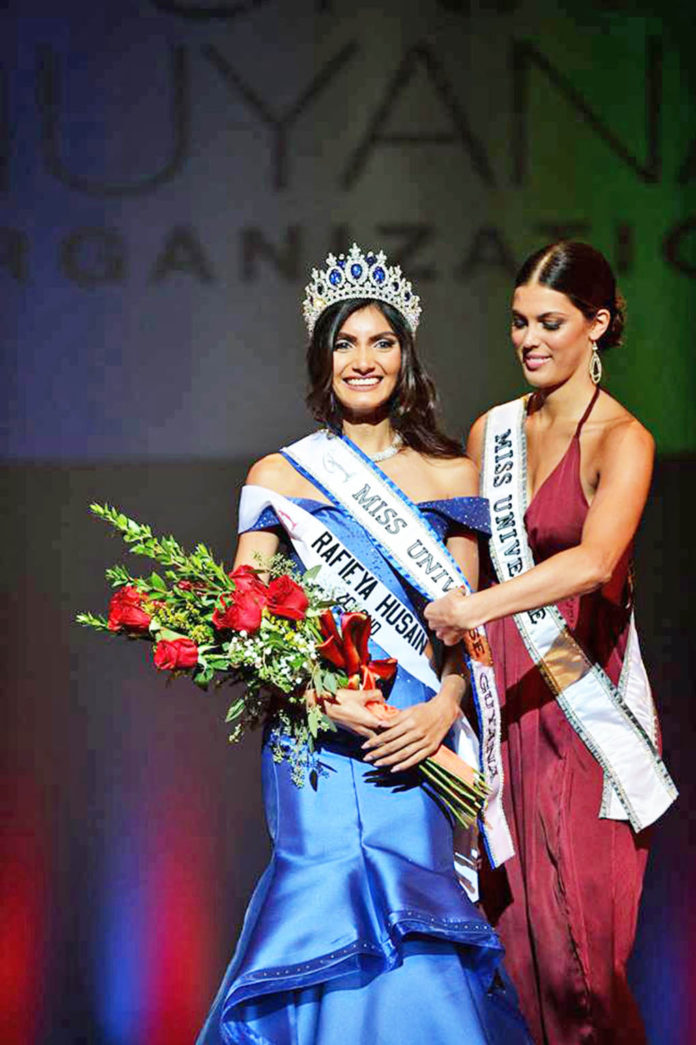 Rafeiya Husain crowned Miss Universe Guyana Guyana Times