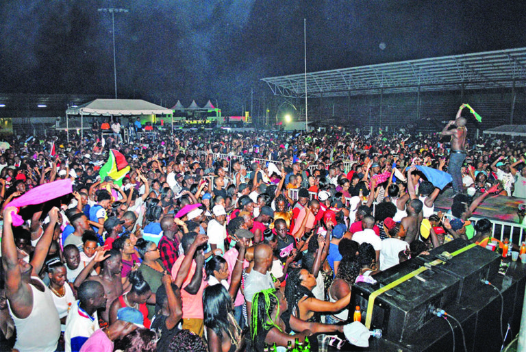 Jamzone Beach Jam HJ Water World on Sunday Guyana Times