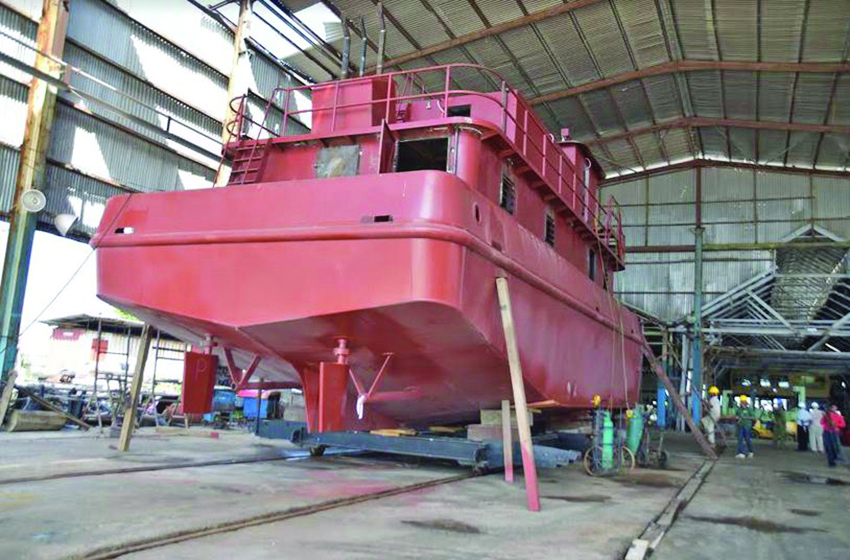 Construction of $118M prison boat nears completion - Guyana Times