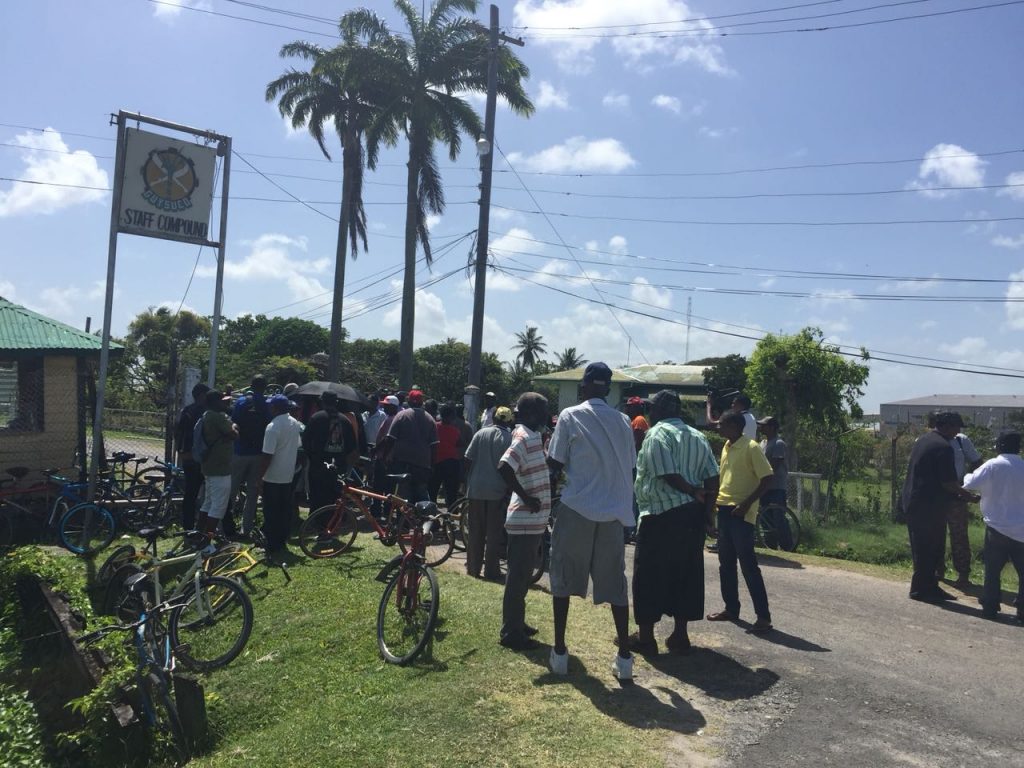 Breaking Sugar workers in queue for severance payment Guyana Times
