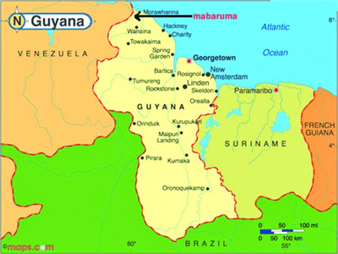 Guyana Map 696x523 