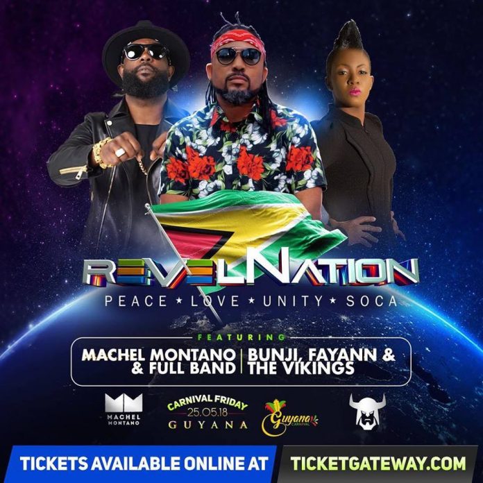 “RevelNation” for Guyana National Stadium this evening - Guyana Times