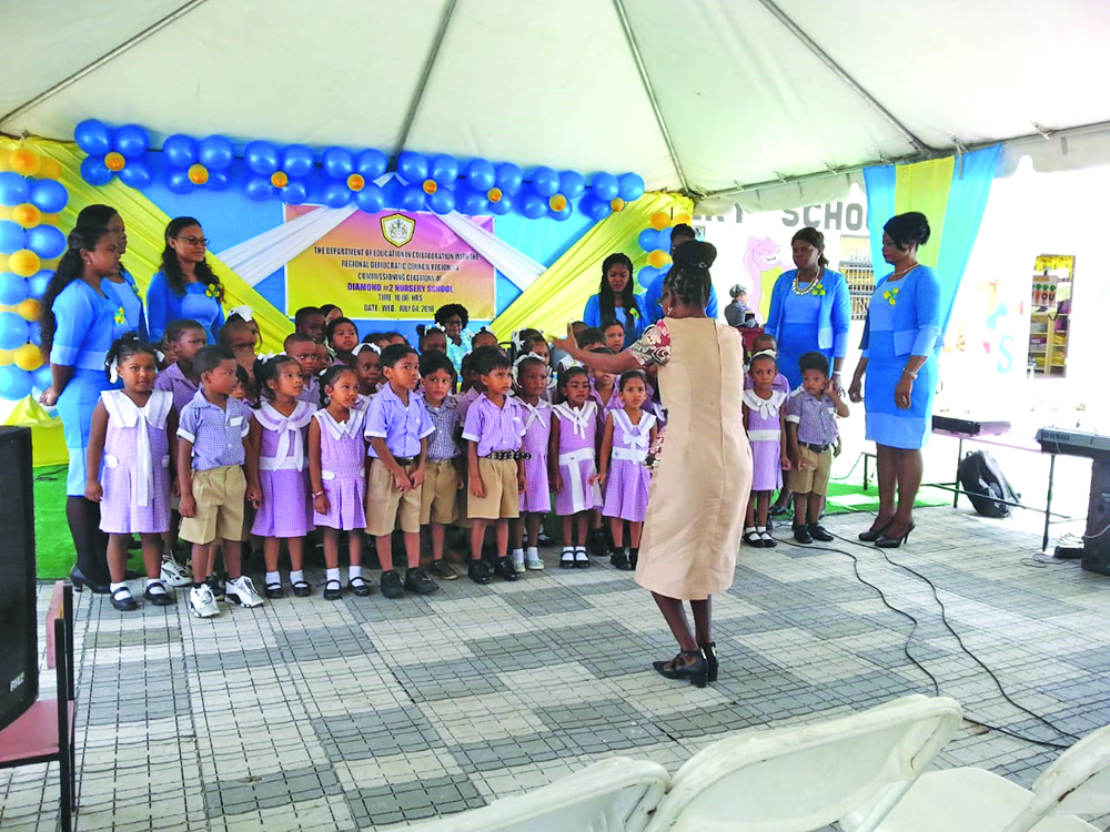 $22M nursery school commissioned in Diamond - Guyana Times