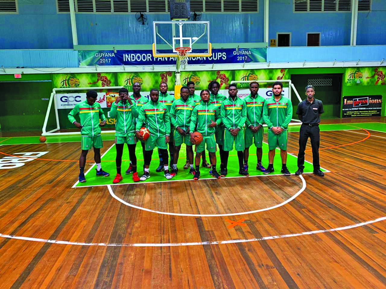 Preparing for University Basketball Games in Colombia - Guyana Times