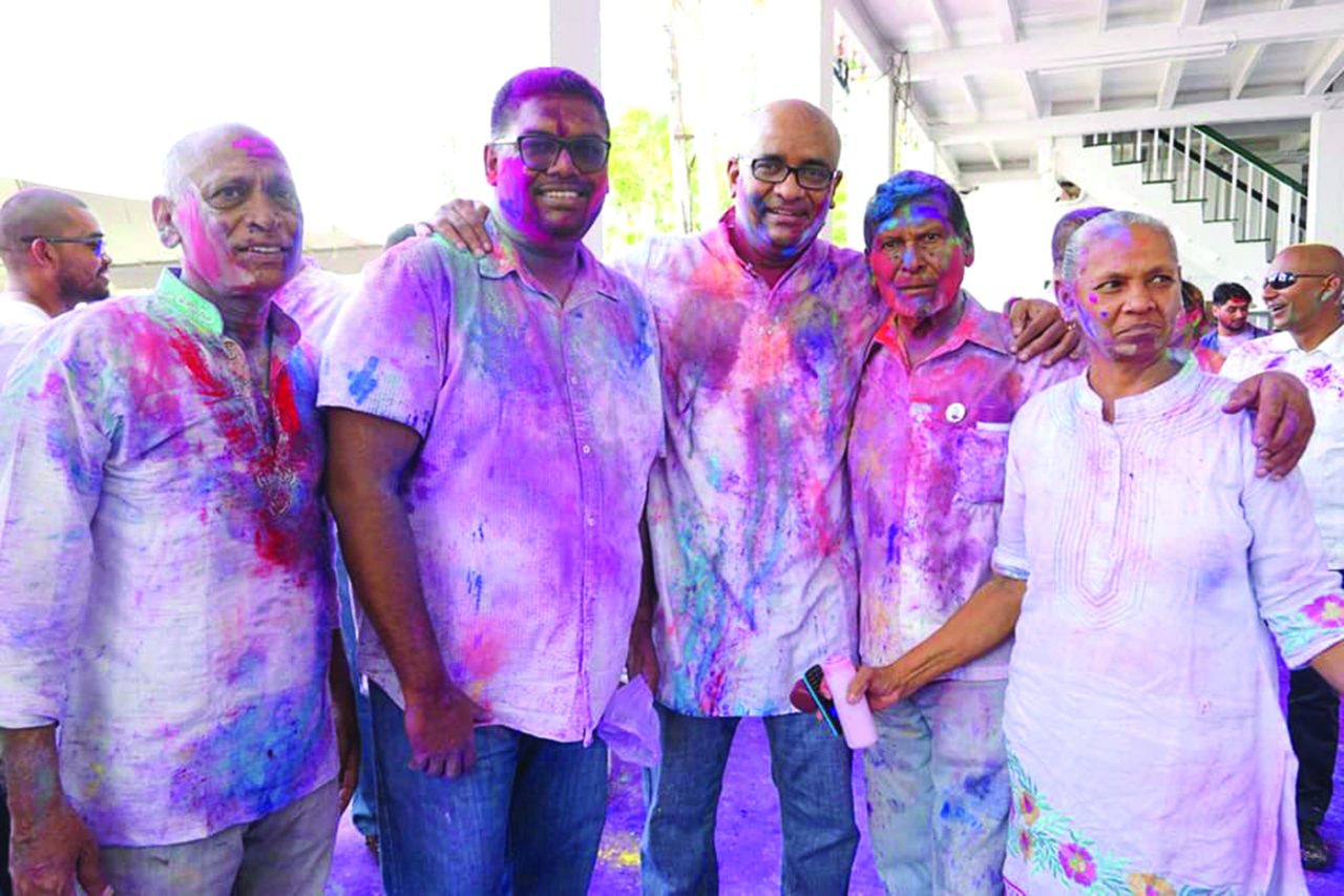 Explosion Of Colours During Phagwah 2019 Guyana Times