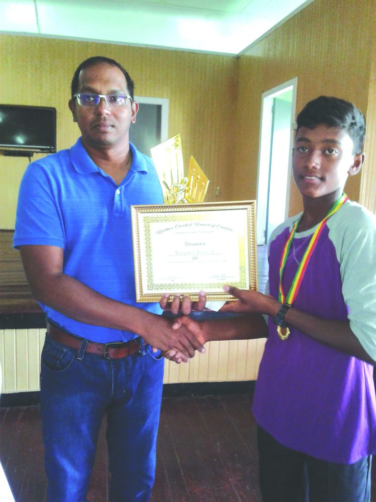 BCB honours Rampertab Ramnauth for outstanding regional performance ...