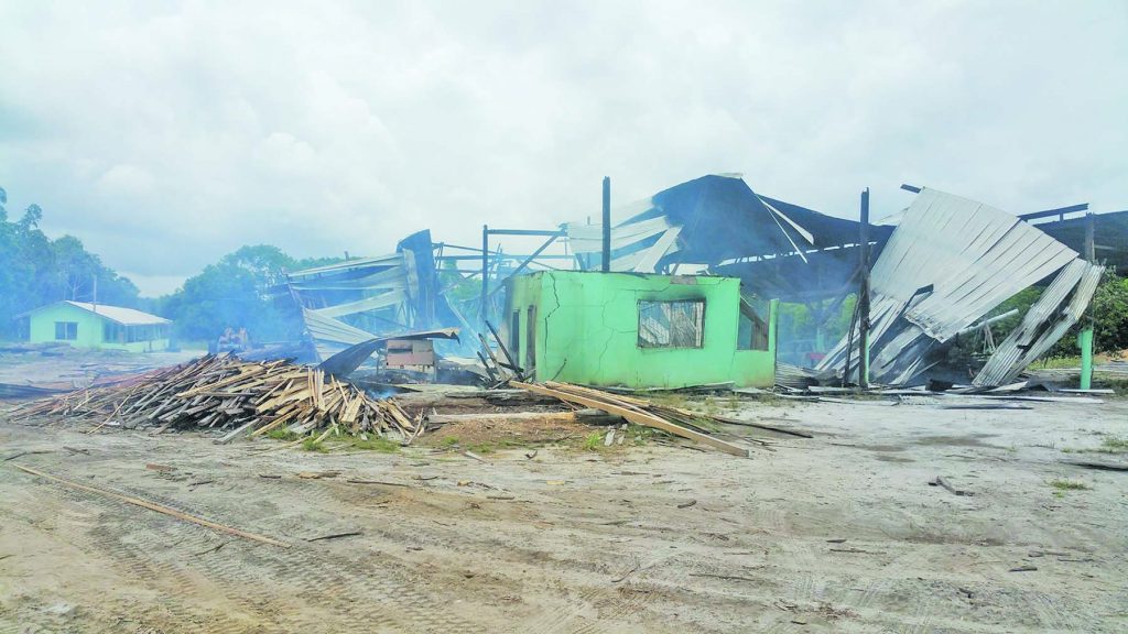 Sawmill destroyed by fire Guyana Times