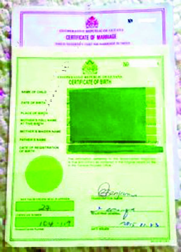Enhanced security features for birth, death, marriage certificates – GRO -  Guyana Times