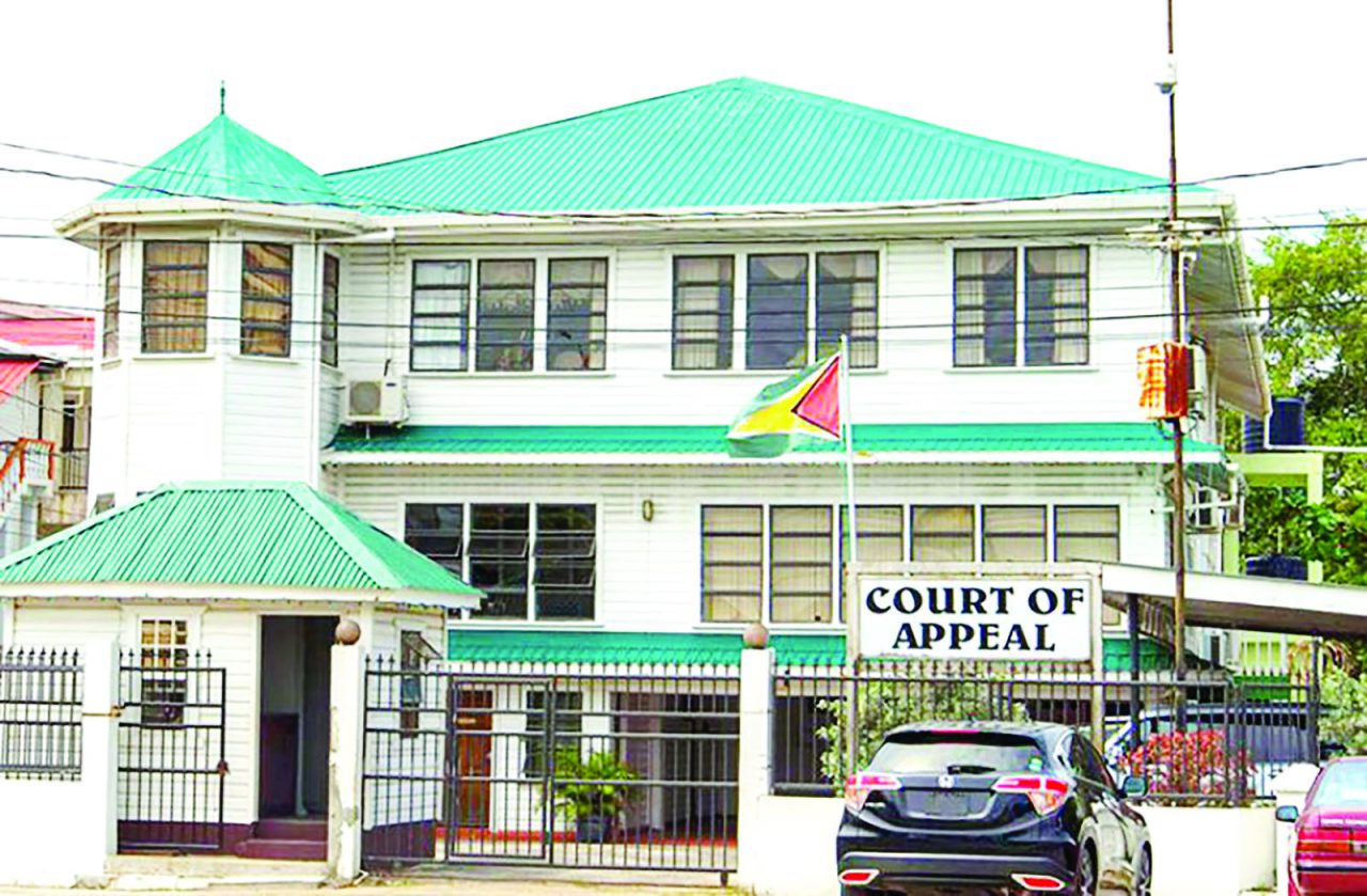 6 matters completed at Court of Appeal Guyana Times