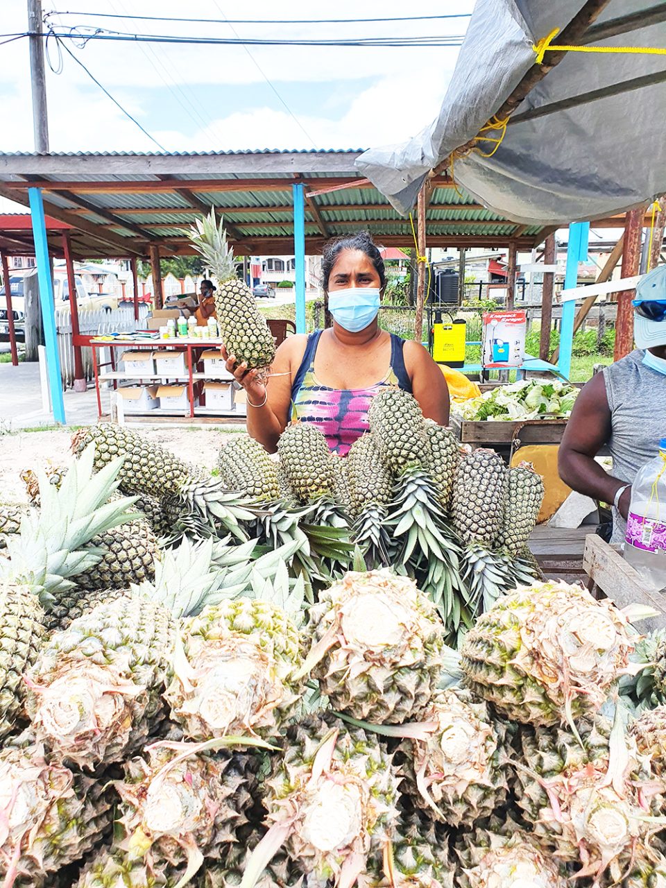 Pineapple vending helping Capoey Village, Mainstay/Whayaka women out of