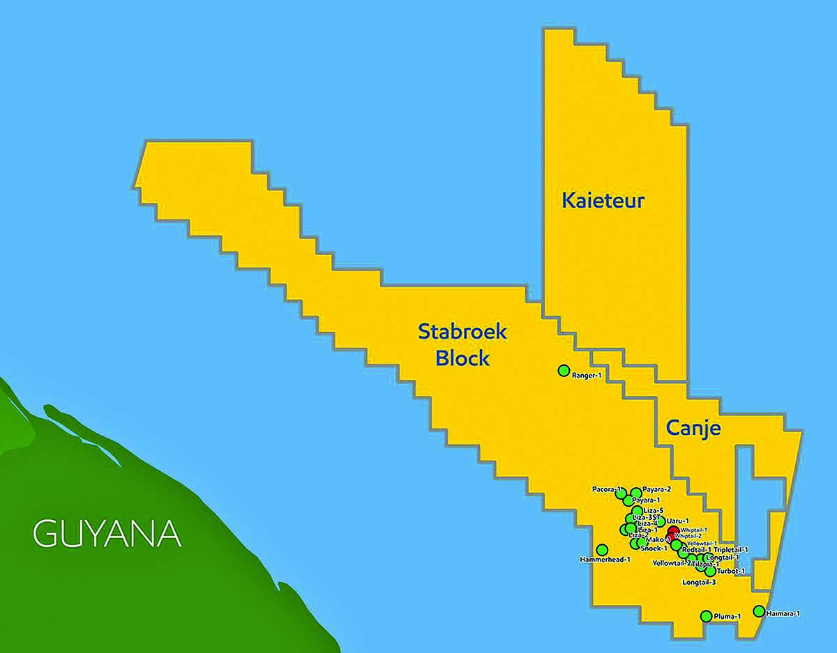 ExxonMobil makes double oil discovery offshore Guyana - Guyana Times