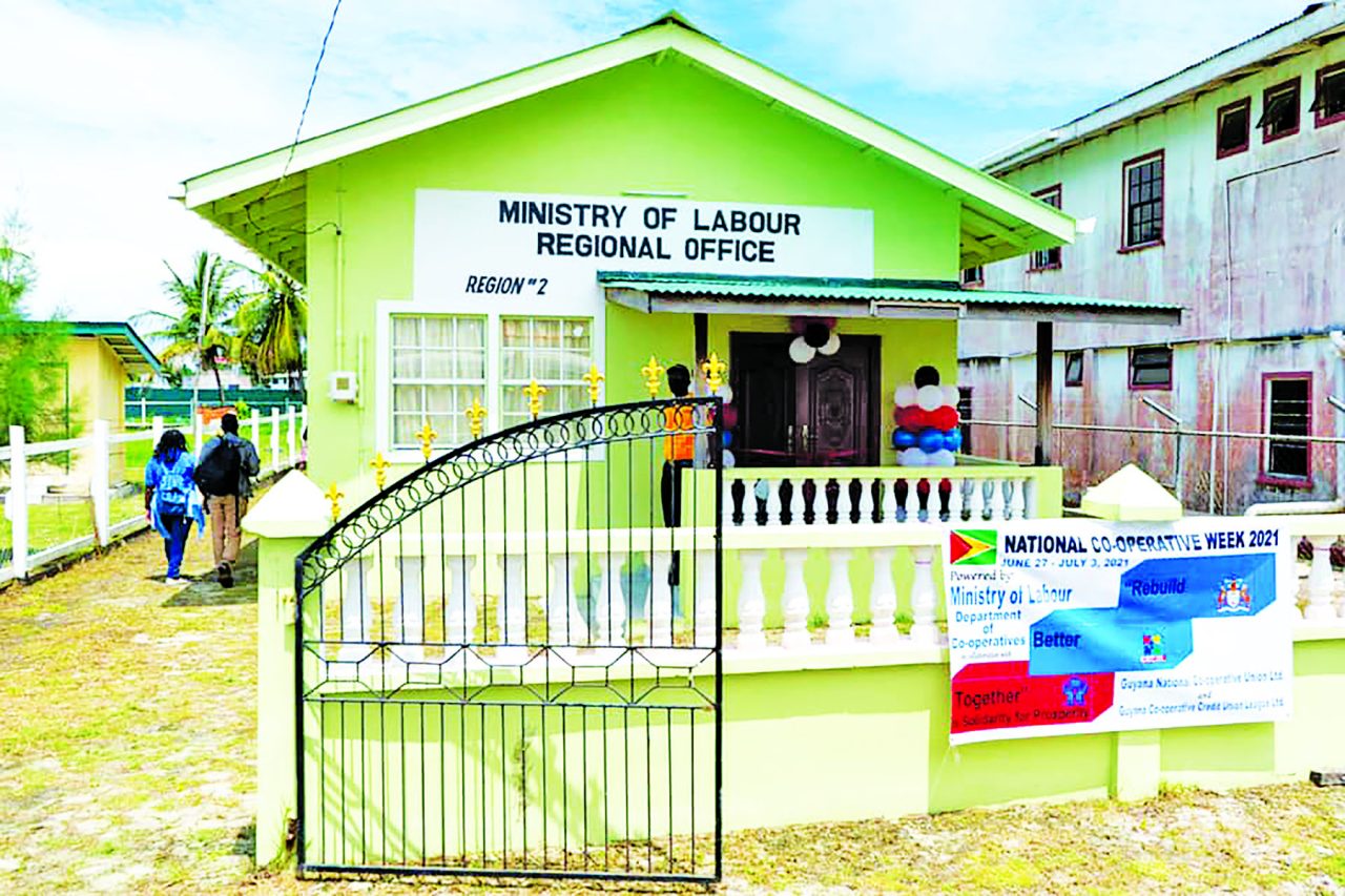 Permanent Labour Office opens in Region 2 - Guyana Times