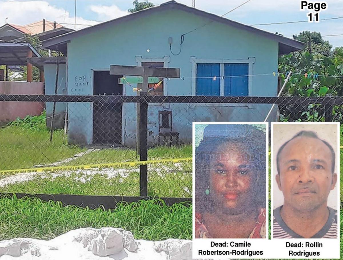 Husband stabs wife to death, commits suicide Guyana Times