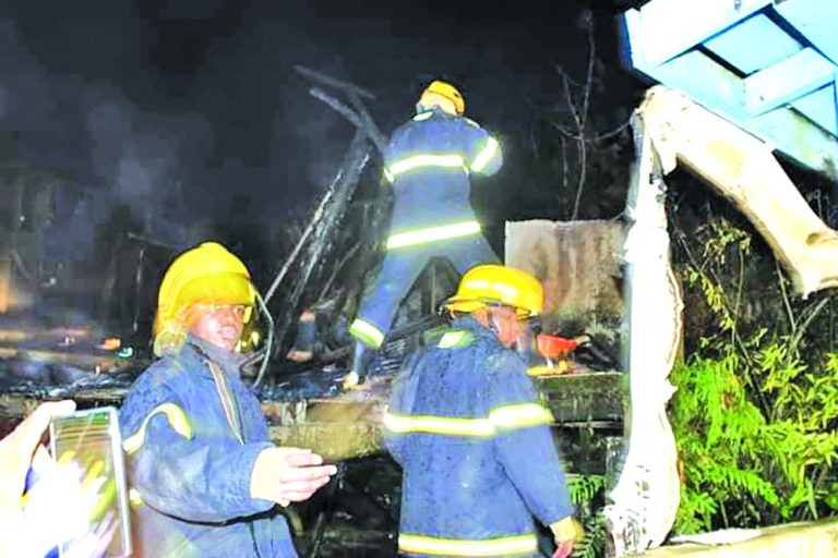 Trapped Year Old Perishes In Bartica Fire Guyana Times