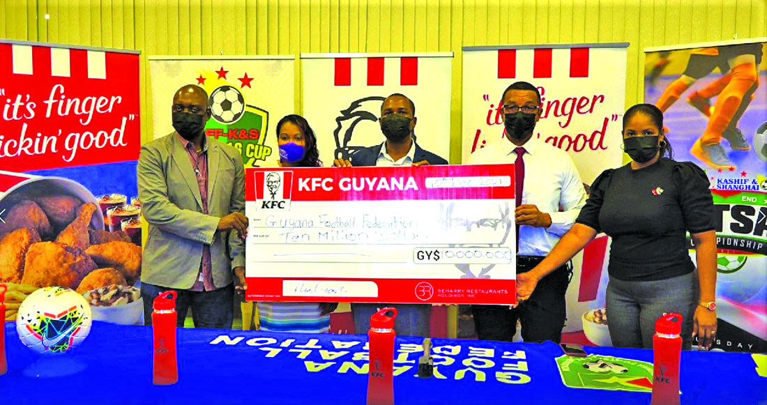 KFC Guyana Plugs $10M Into GFF-K&S Super-16 Cup - Guyana Times