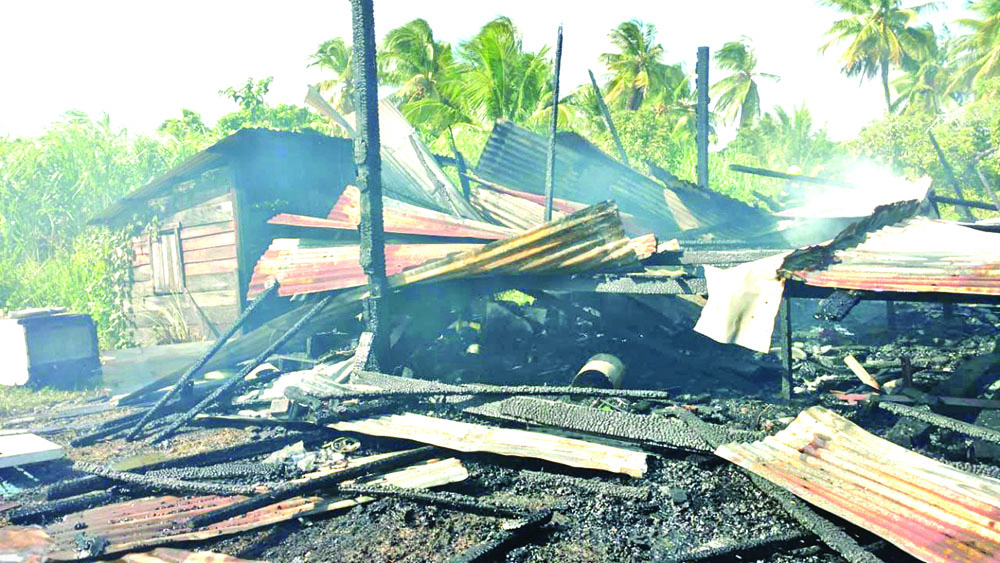 Essequibo fish vendor perishes after fire guts home - Guyana Times