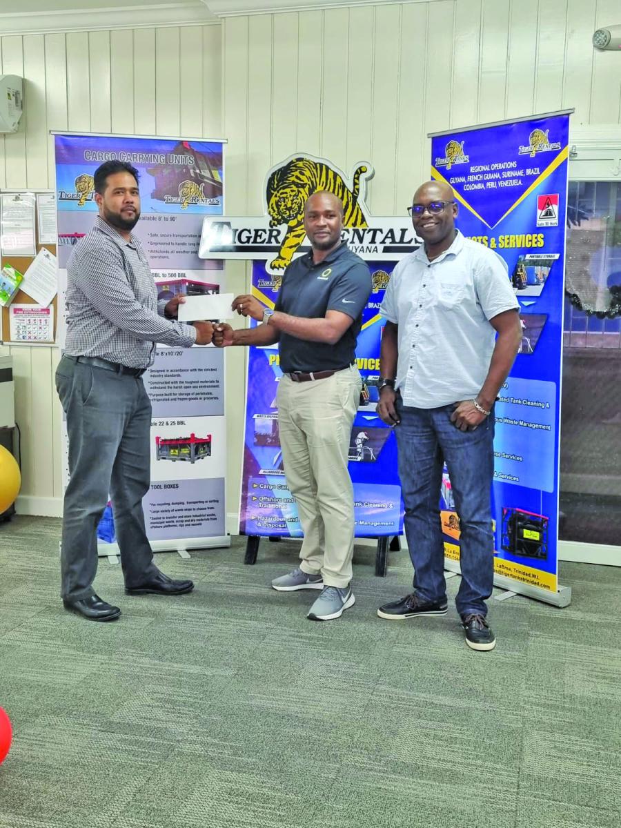 Tiger Offshore Rentals supports GFFK&S Super 16 Cup Guyana Times