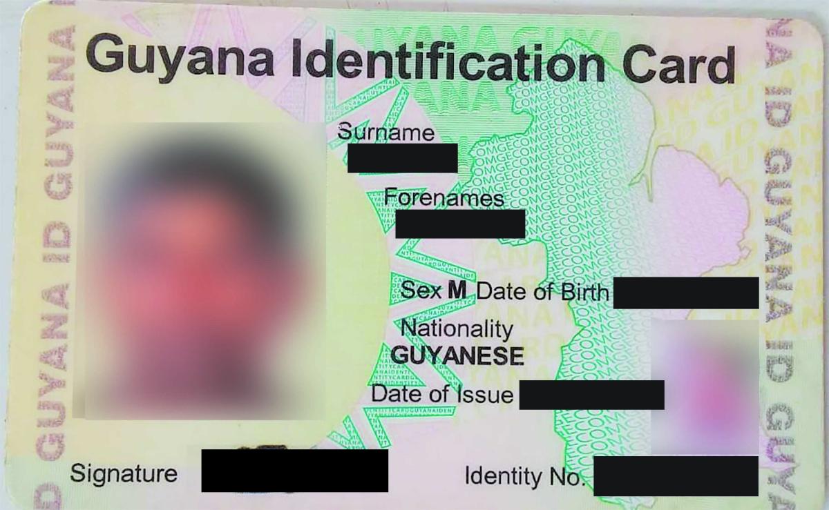 How To Apply For Guyana Id Card