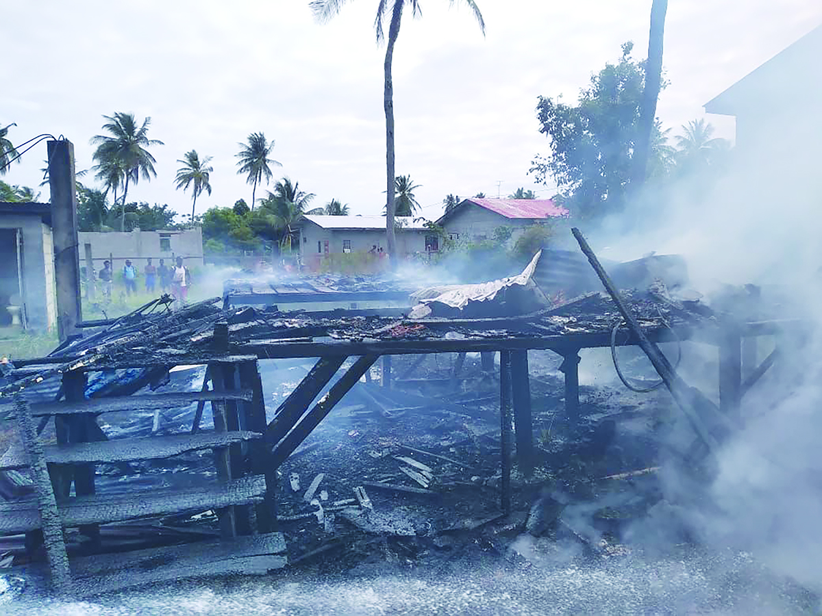 Pensioner dies after being trapped in burning ECD home - Guyana Times