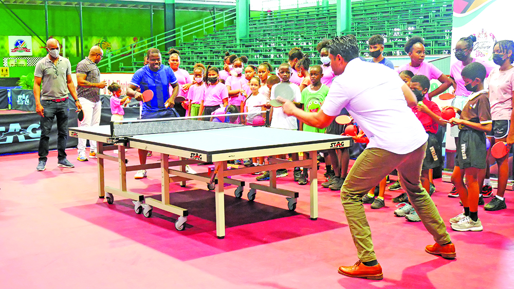 Table Tennis Sport Academy officially launched Guyana Times
