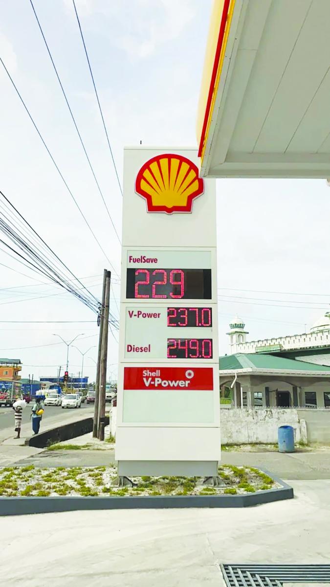 Gas prices at Sol Guyana reduce to 229 and 237 per litre Guyana Times