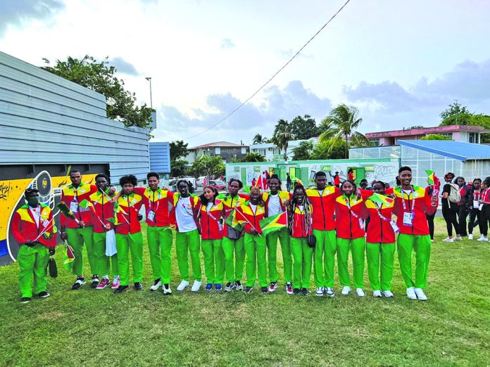 Team Guyana in action today as Caribbean Games commence Guyana Times