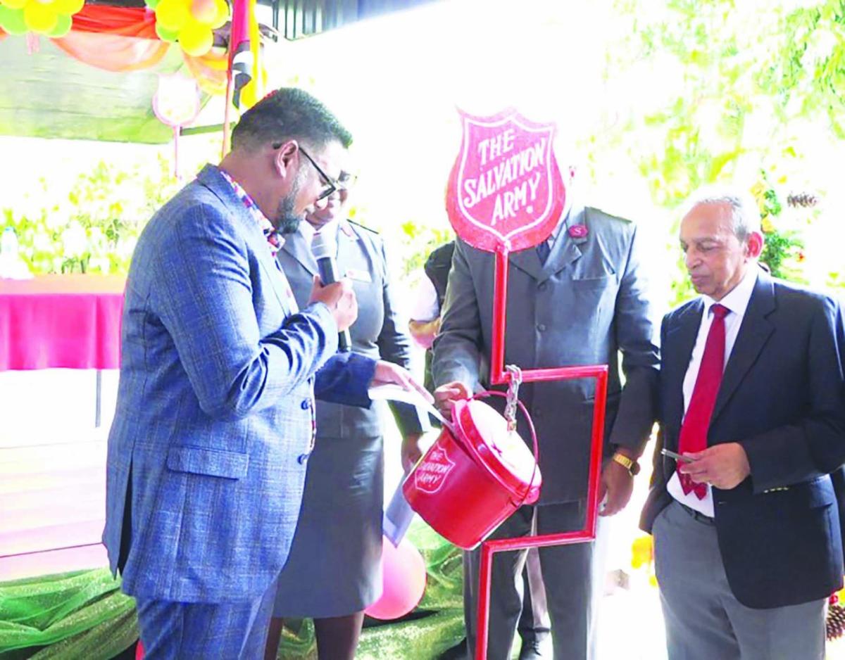 Salvation Army launches Christmas Kettle appeal - Stabroek News