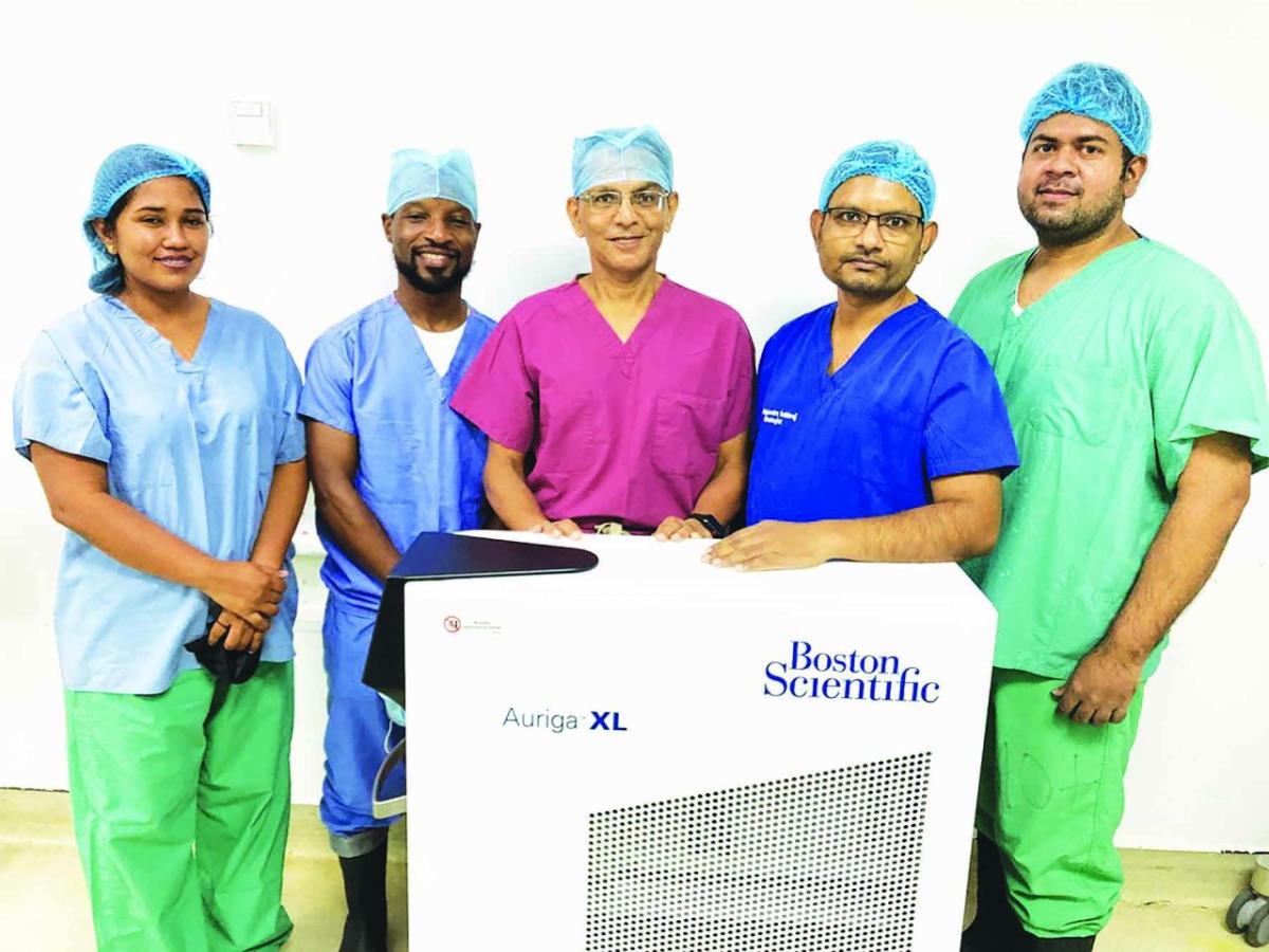 GPHC gets 25M laser lithotripter for kidney stone removal Guyana Times