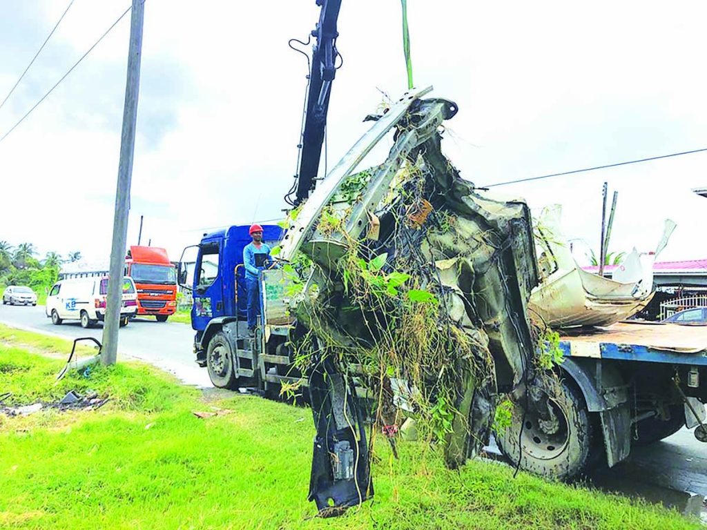 Remove all derelict vehicles, encumbrances along roadways Edghill to