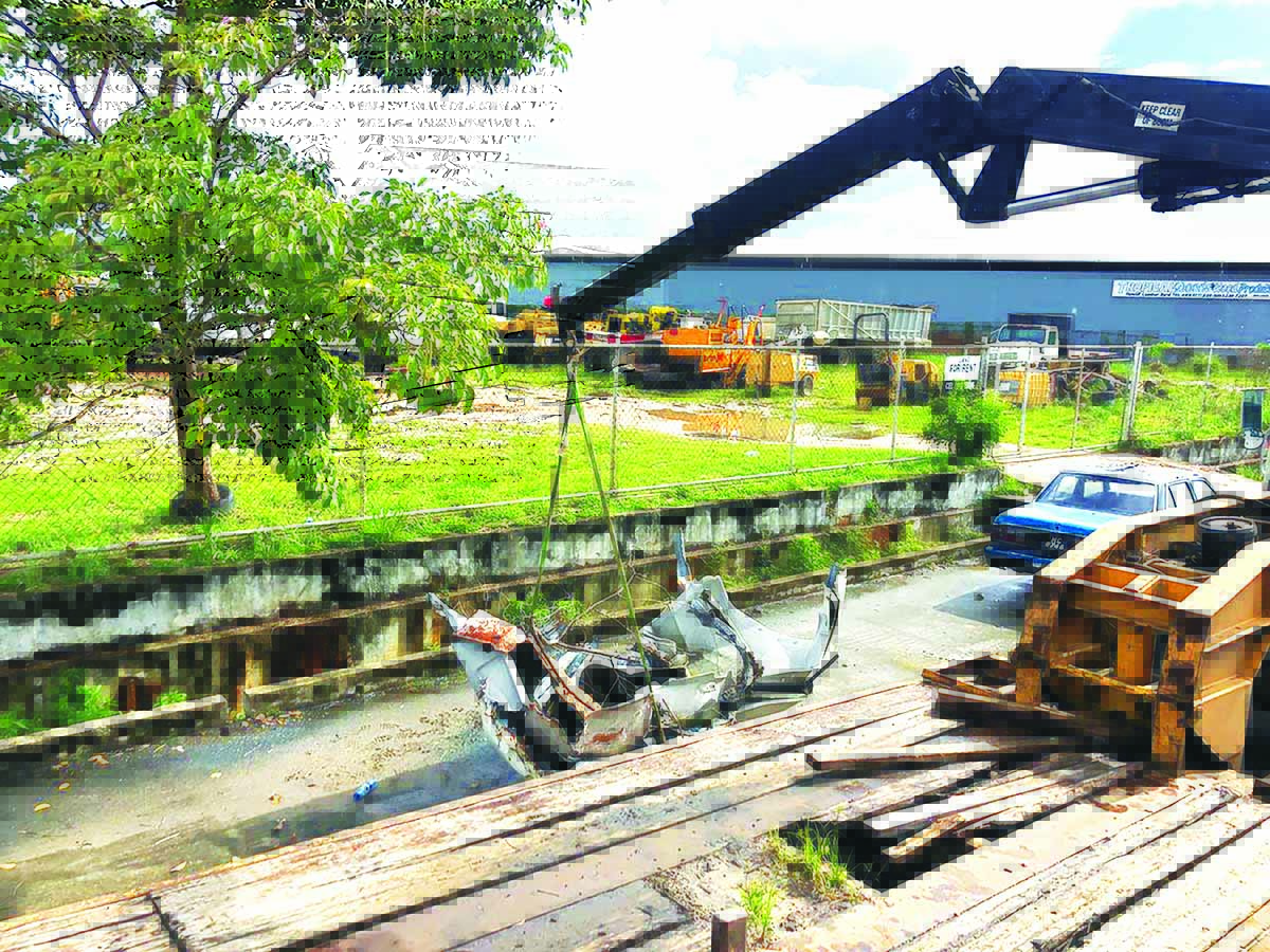 Remove all derelict vehicles, encumbrances along roadways Edghill to