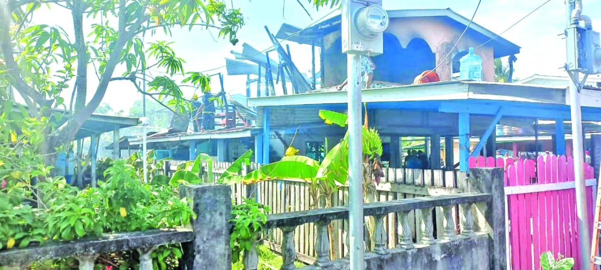 Midafternoon fire guts Enmore house Guyana Times