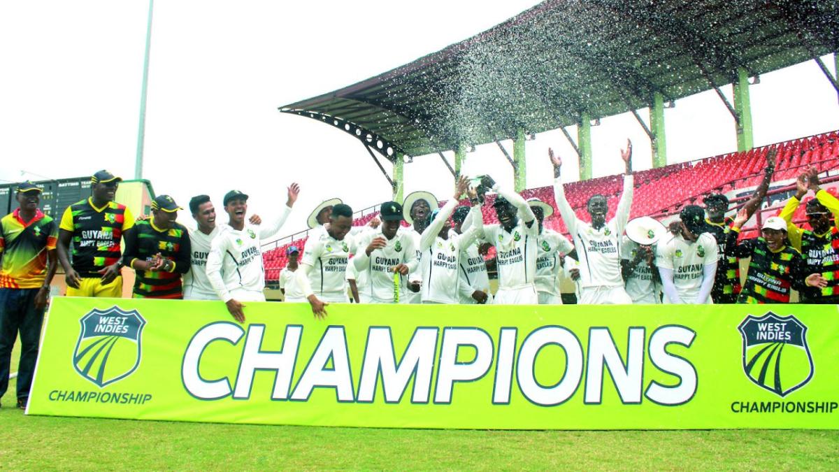 West Indies 4Day Championship 2023 Guyana Harpy Eagles craft greatest