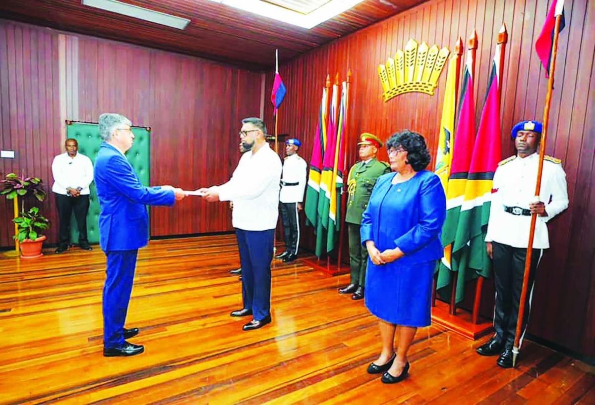 New Ecuador Ambassador accredited Guyana Times