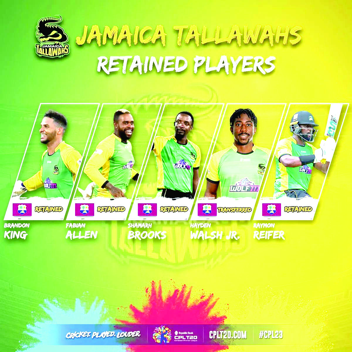 CPL 2023 Tallawahs, Royals reveal retained players Guyana Times