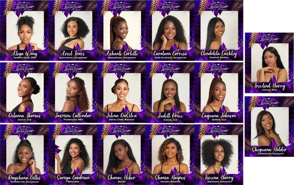 17 shortlisted to vie for Miss Jamzone 2023 title Guyana Times