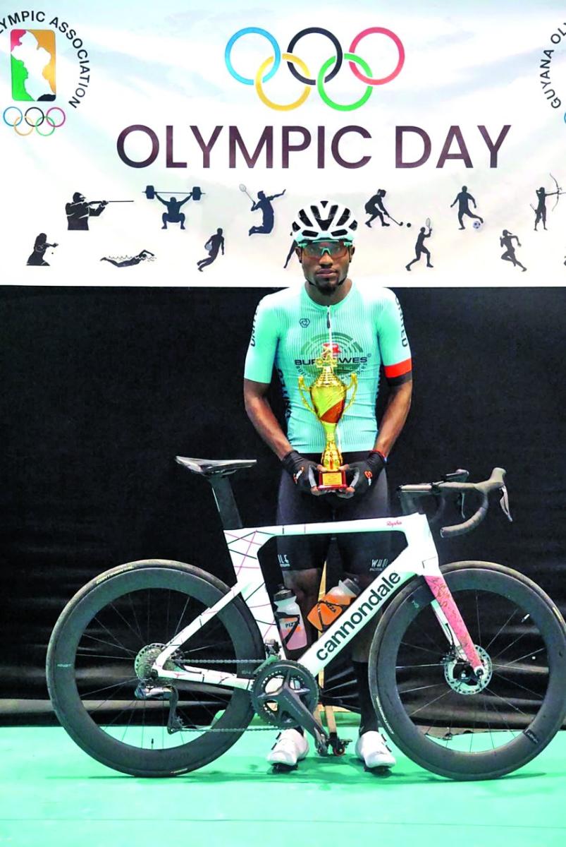 Briton John Wins Olympic Day Cycling Road Race - Guyana Times