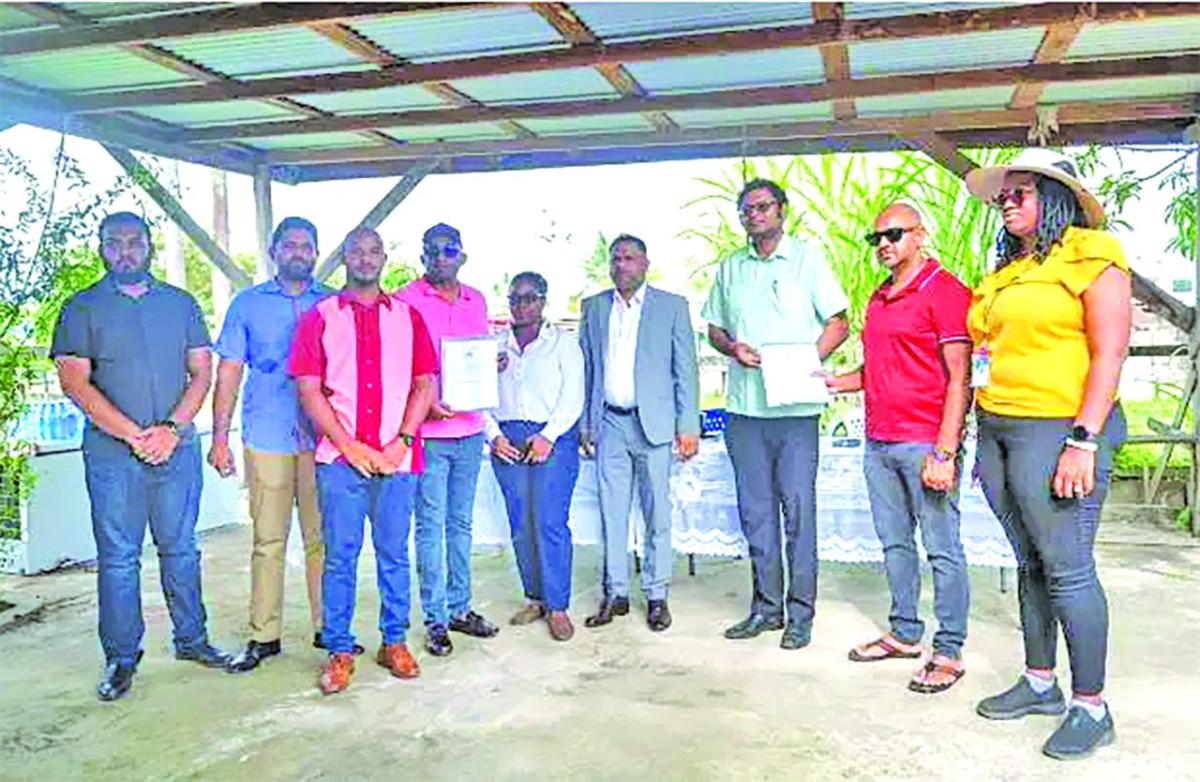 85M in contracts signed to rebuild Enterprise Factory Road Guyana Times