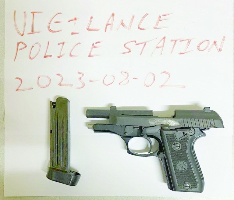 2 Nabbed With Illegal Gun Guyana Times