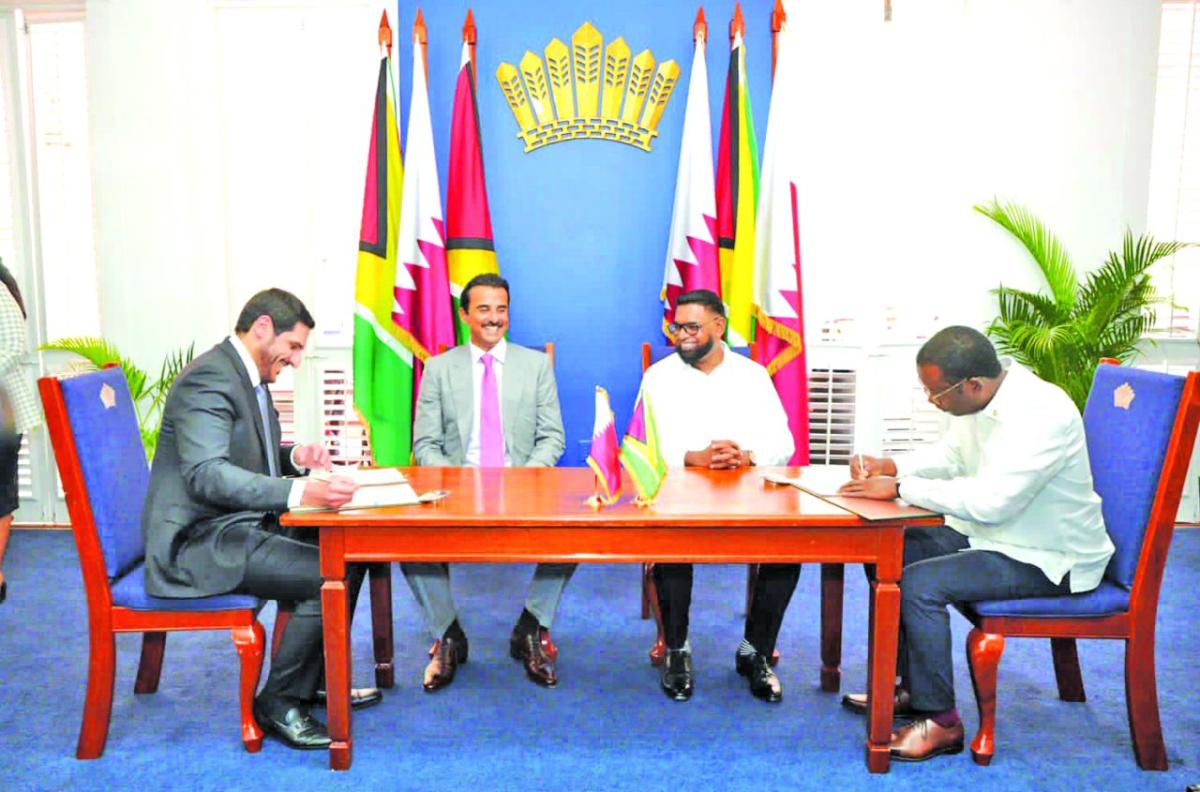 Guyana, Qatar sign agreements on economic, technical cooperation ...