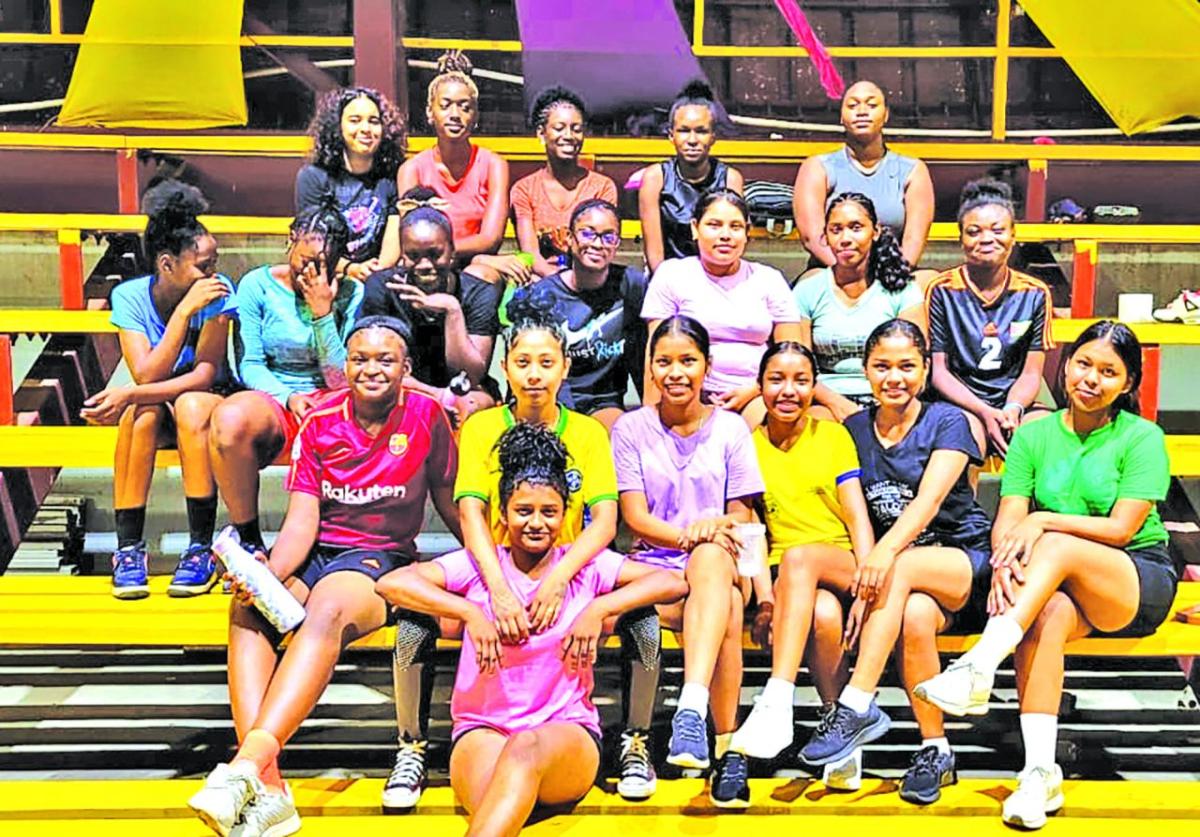 GVF successfully convenes male and female volleyball selection for IGG