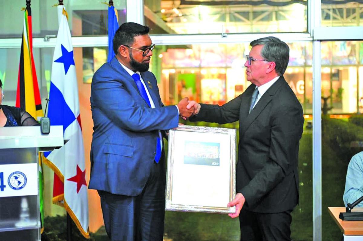 IICA awards President Ali for leadership in food security - Guyana Times