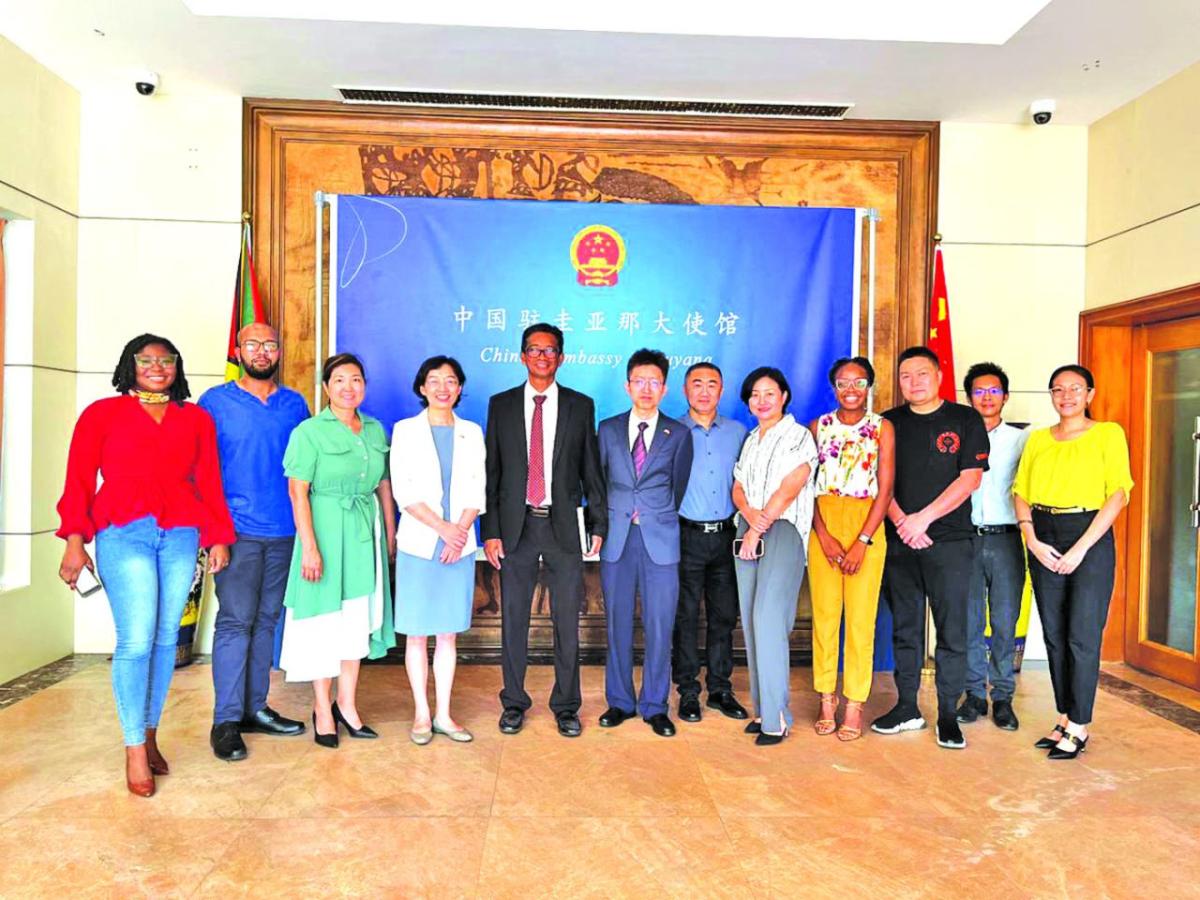 New GuyanaChina Friendship Society executives pay courtesy call on