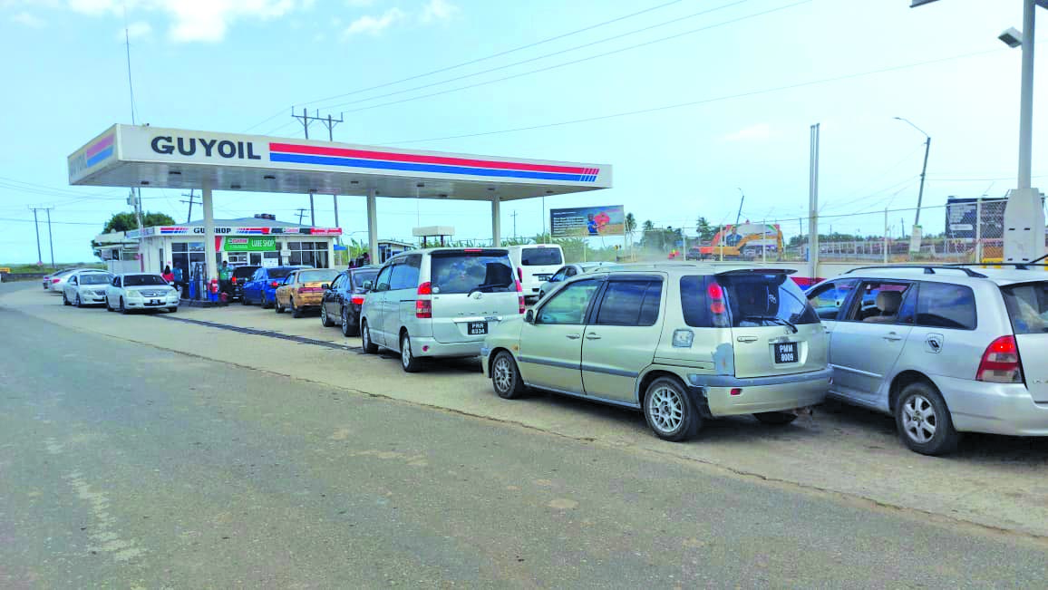 Fuel shortage hits Region 6, Corentyne most affected Guyana Times