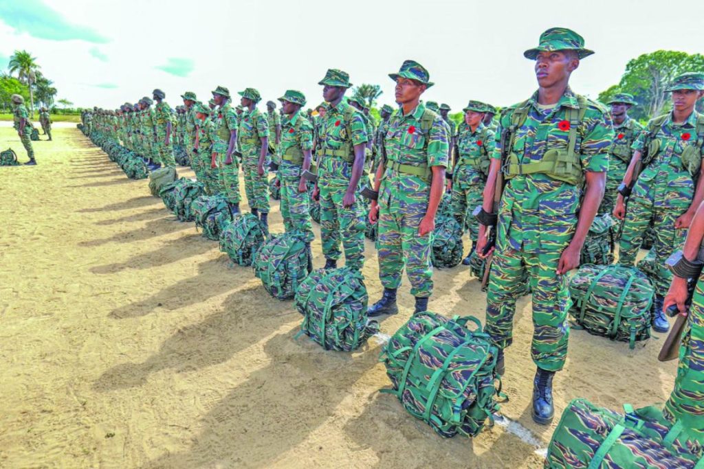 GDF Welcomes 223 Newly-trained Private Soldiers - Guyana Times