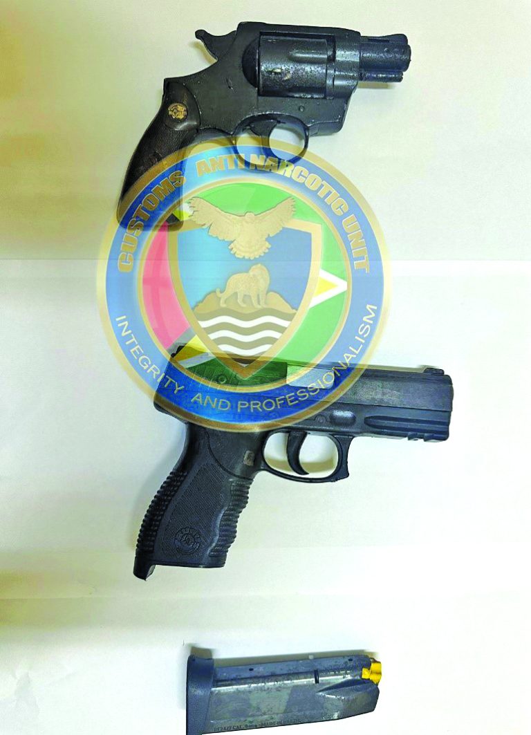 CANU intercept car with guns, ammo - Guyana Times